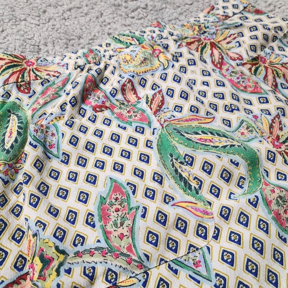 Zara Paisley Printed Flared Trousers - Picture 8 of 8